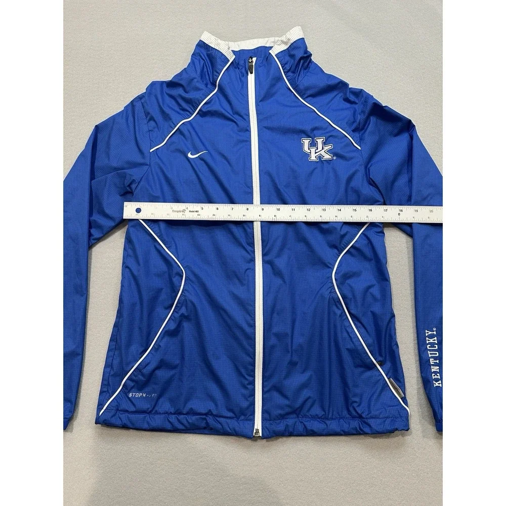 Nike Kentucky Wildcats Storm-Fit Jacket Womens Small Blue Full Zip Windbreaker